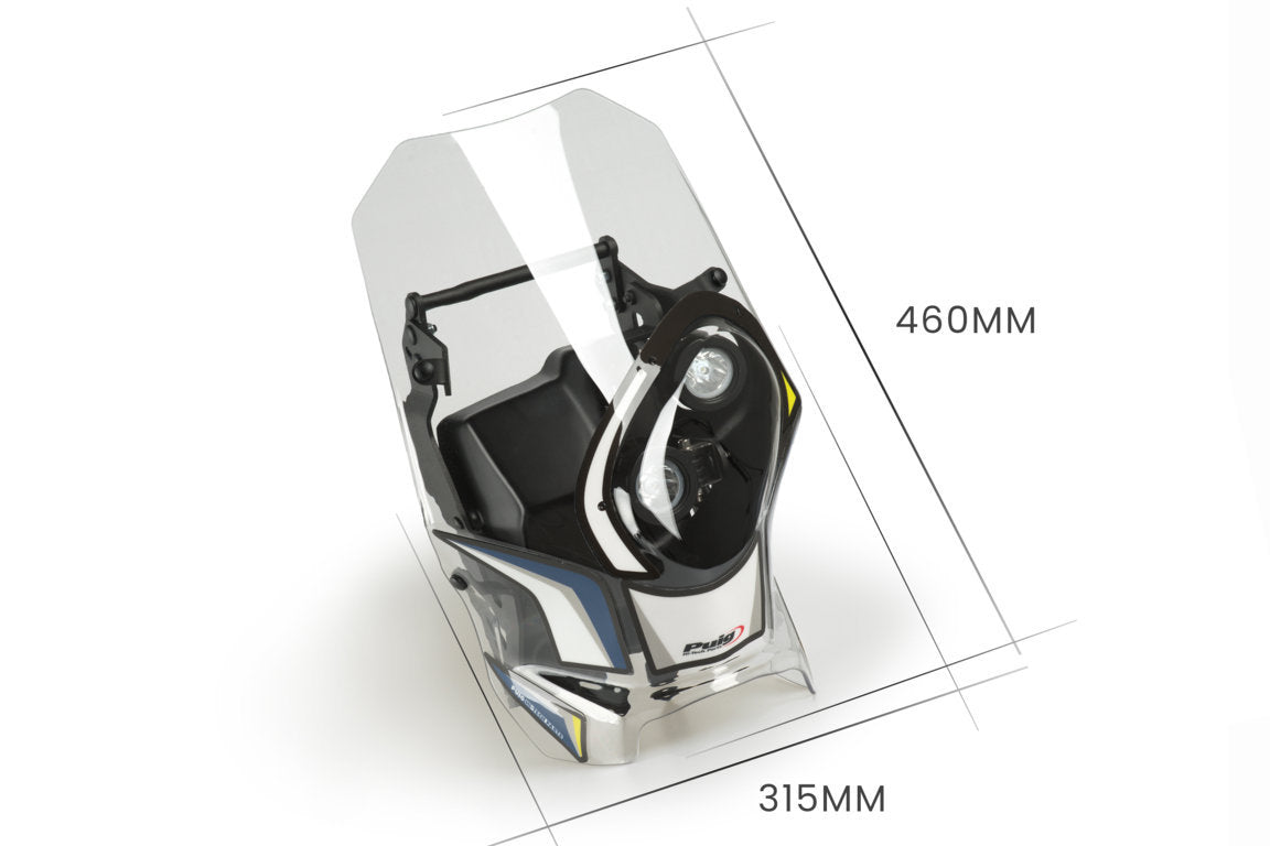 Puig Rally Semifairing | Clear | Husqvarna TE 300 2005>2021 -  Shop name