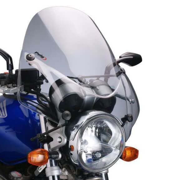 Puig Ranger Screen | Light Smoke | Triumph Bonneville T100 2002>2019-M0328H-Screens-Pyramid Motorcycle Accessories