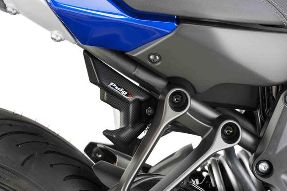 Puig Rear Brake Fluid Reservoir Cover | Carbon Look | Yamaha Tracer 700 GT 2019>2020-Reservoir Covers-Pyramid Motorcycle Accessories