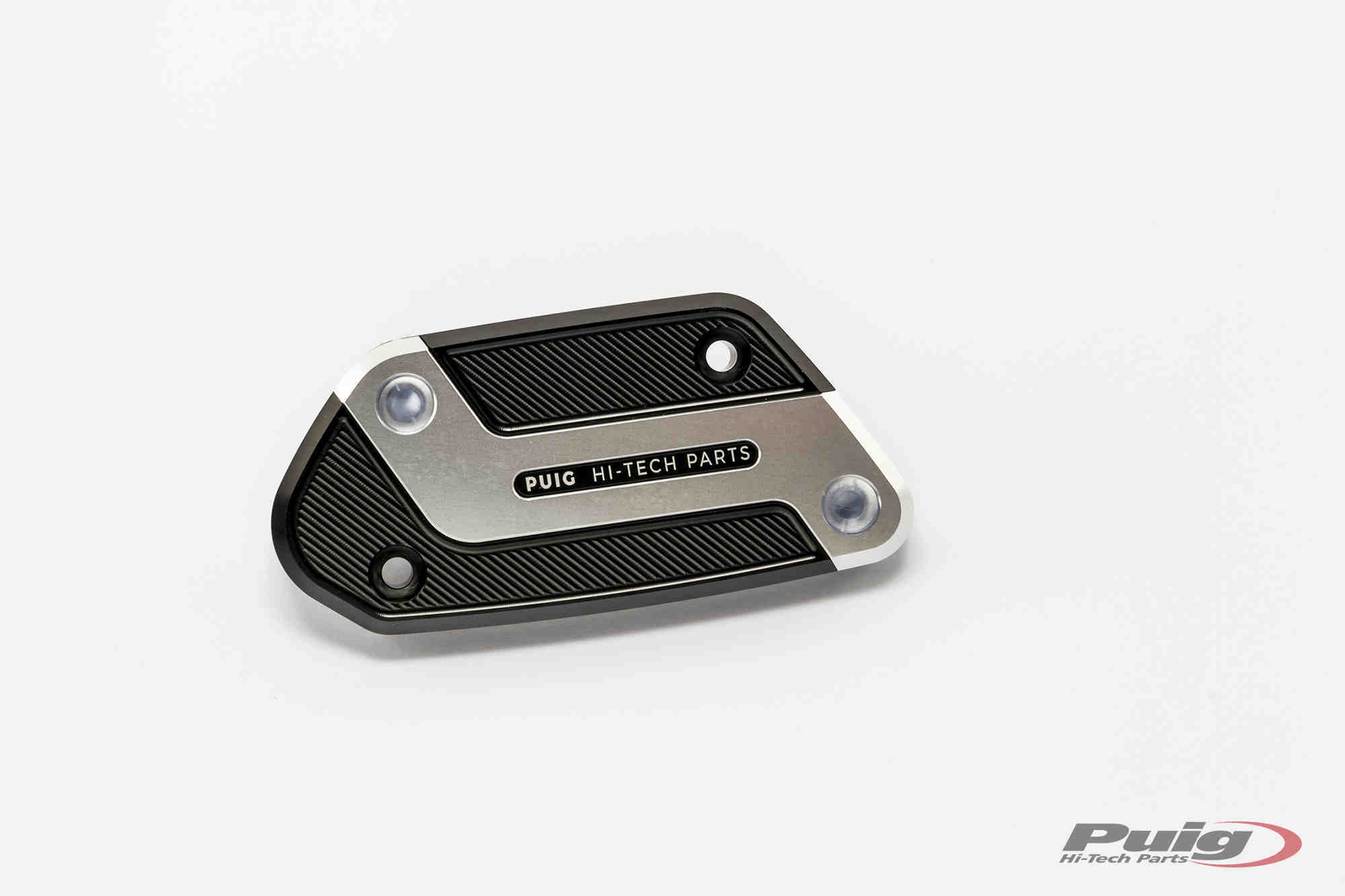 Puig Rear Clutch Fluid Reservoir Cover | Silver | BMW R 1200 R 2015>2018-Reservoir Covers-Pyramid Motorcycle Accessories