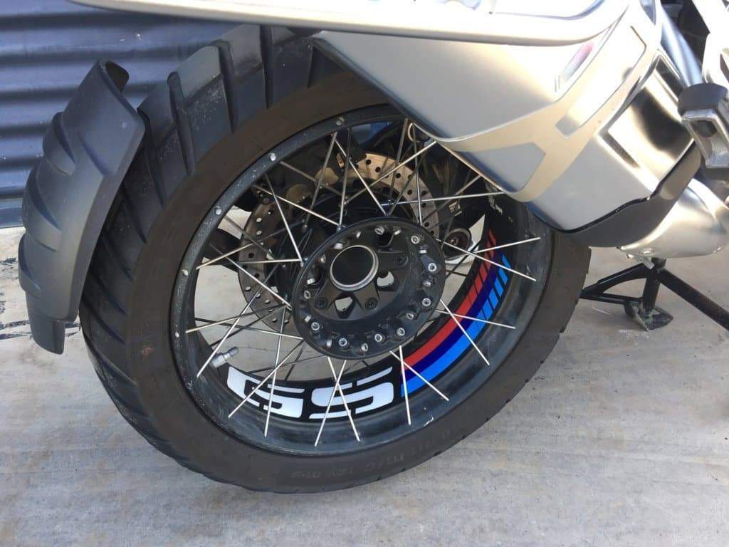 Puig Rim Strips | Black | BMW R 1250 GS 2018>2024 -  Shop name