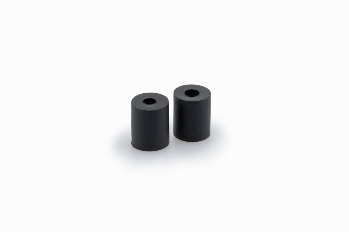 Puig Rubber Wellnut 17mm (M17) | Black-M6817N-Bar Ends-Pyramid Motorcycle Accessories