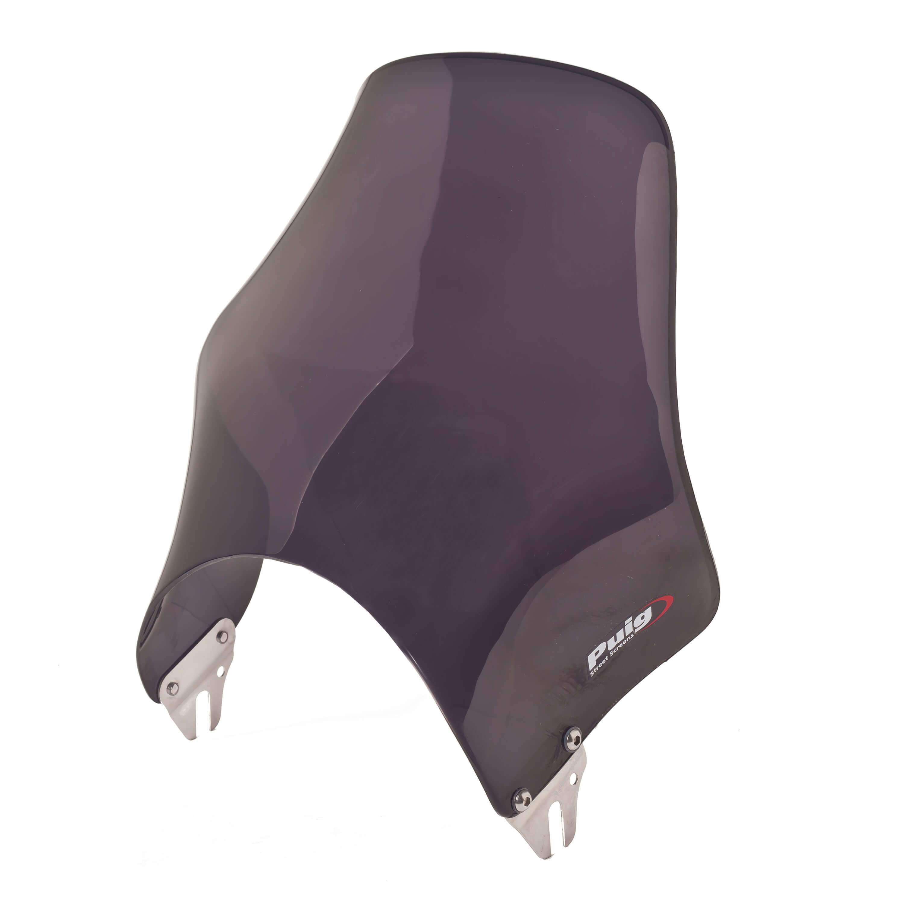 Puig Screen | Dark Smoke | Yamaha YBR 125 2008>2016-Screens-Pyramid Motorcycle Accessories