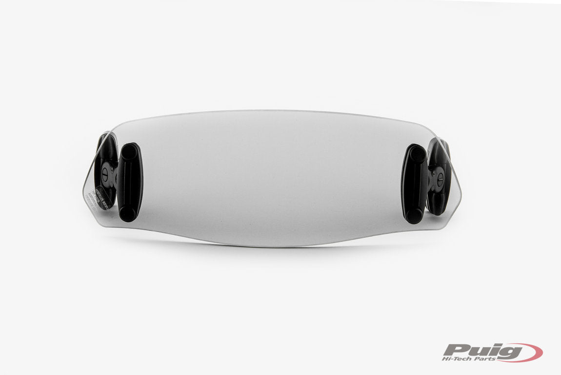 Puig Screen Deflector - Clip On (277x100mm) | Light Smoke-M6320H-Screen Deflectors-Pyramid Motorcycle Accessories