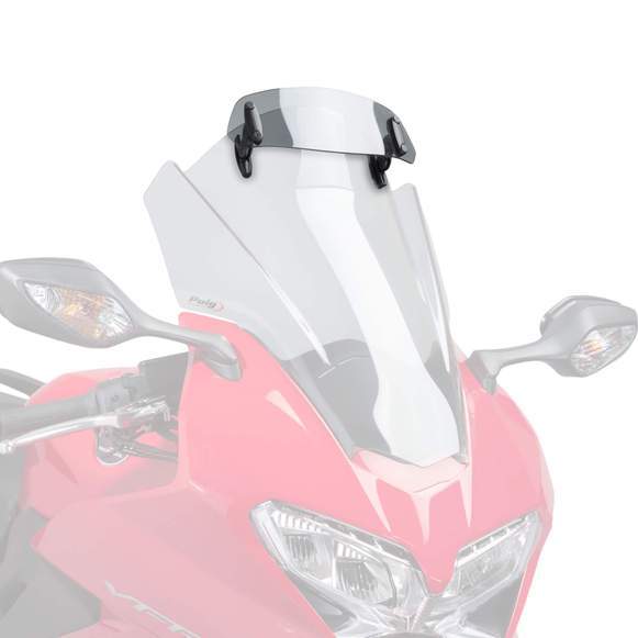 Puig Screen Deflector - Drill Fit (230x90mm) | Light Smoke | Yamaha Tracer 900 2018>2020-M6007H-Screen Deflectors-Pyramid Motorcycle Accessories