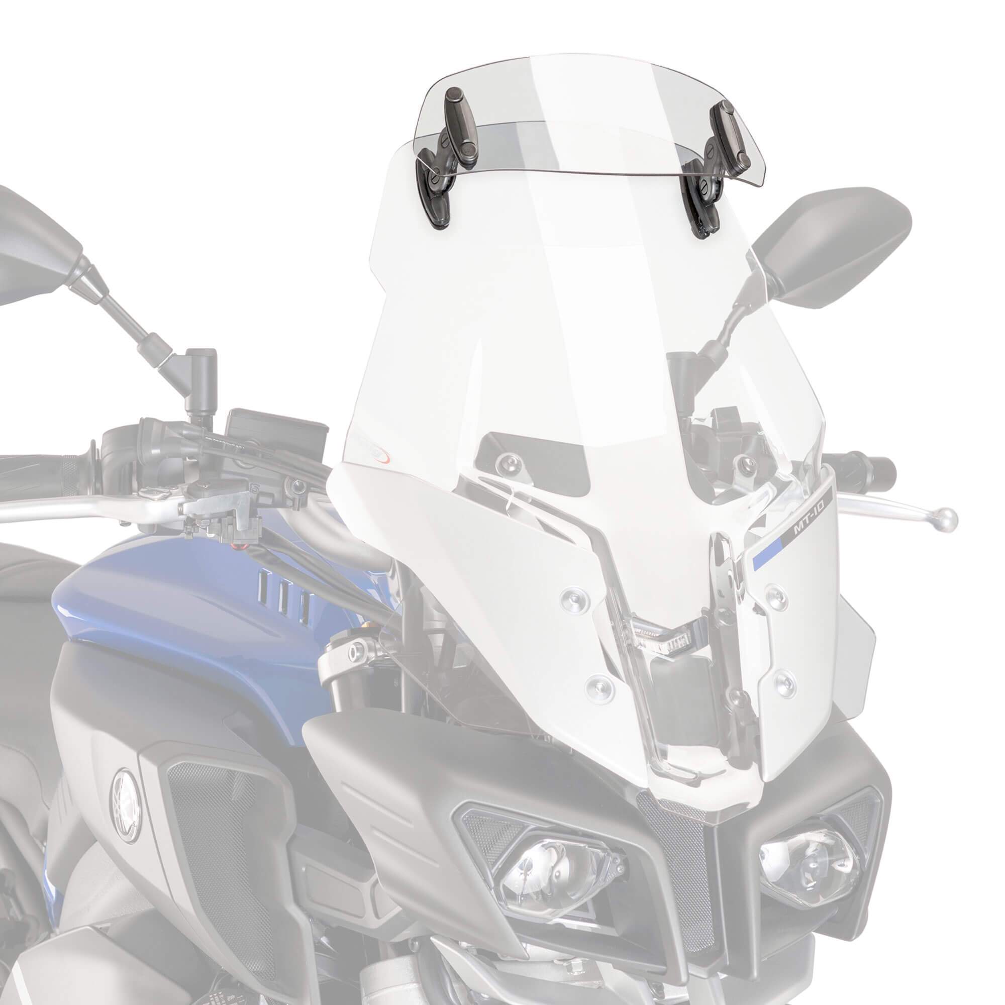 Puig Screen Deflector - Drill Fit (277x100mm) | Clear | BMW F750 GS 2018>Current-M5852W-Screen Deflectors-Pyramid Motorcycle Accessories