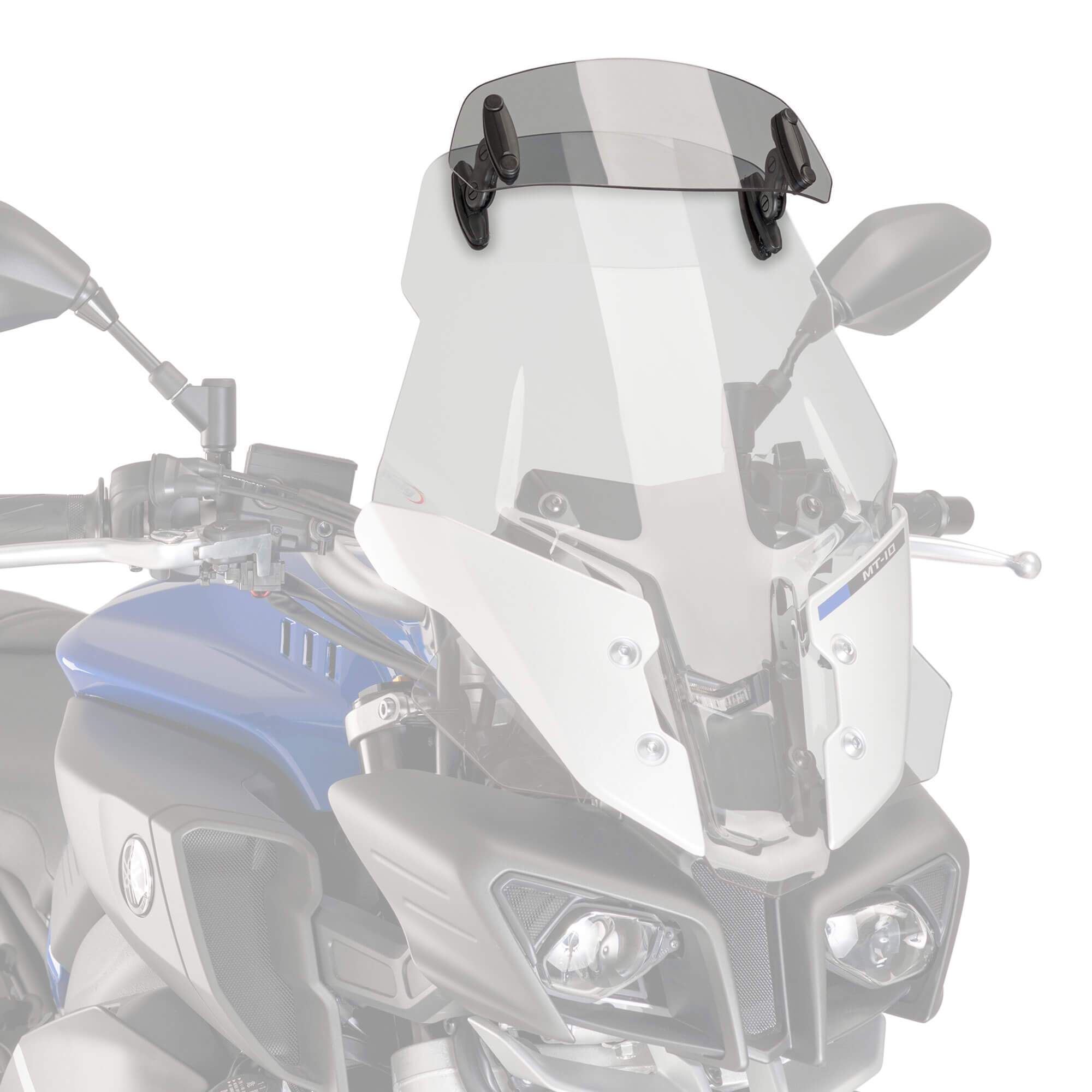 Puig Screen Deflector - Drill Fit (277x100mm) | Light Smoke | BMW F750 GS 2018>Current-M5852H-Screen Deflectors-Pyramid Motorcycle Accessories