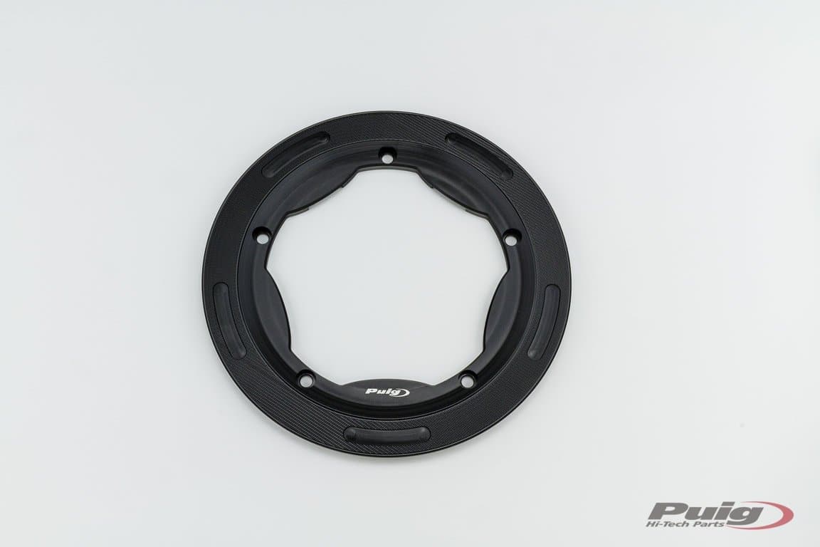 Puig Shaft Ring Trim | Black | Yamaha TMAX 560 2020>2021-M9854N-Engine Covers-Pyramid Motorcycle Accessories