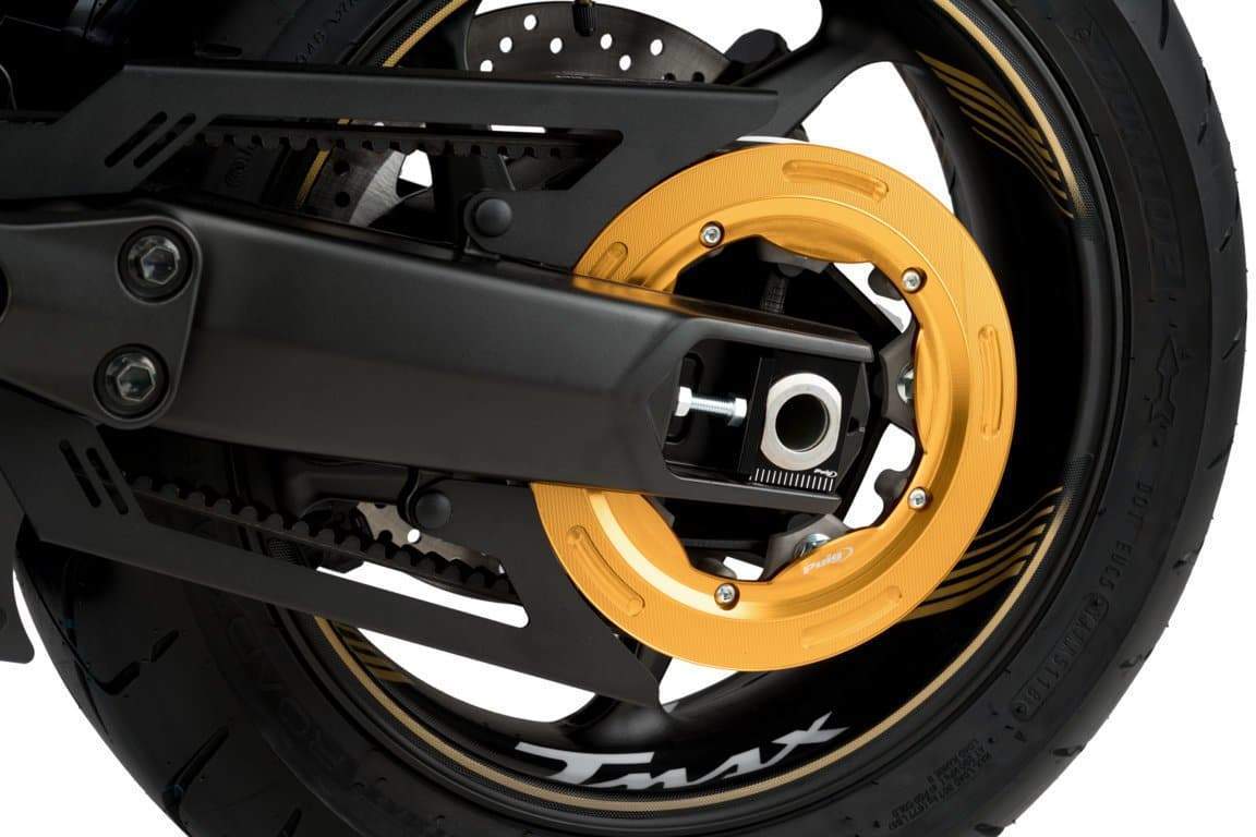 Puig Shaft Ring Trim | Gold | Yamaha TMAX 560 2020>2021-M9854O-Engine Covers-Pyramid Motorcycle Accessories