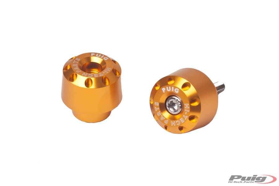 Puig Short Bar Ends | Gold | Honda Forza 125/350 2021>Current -  Shop name