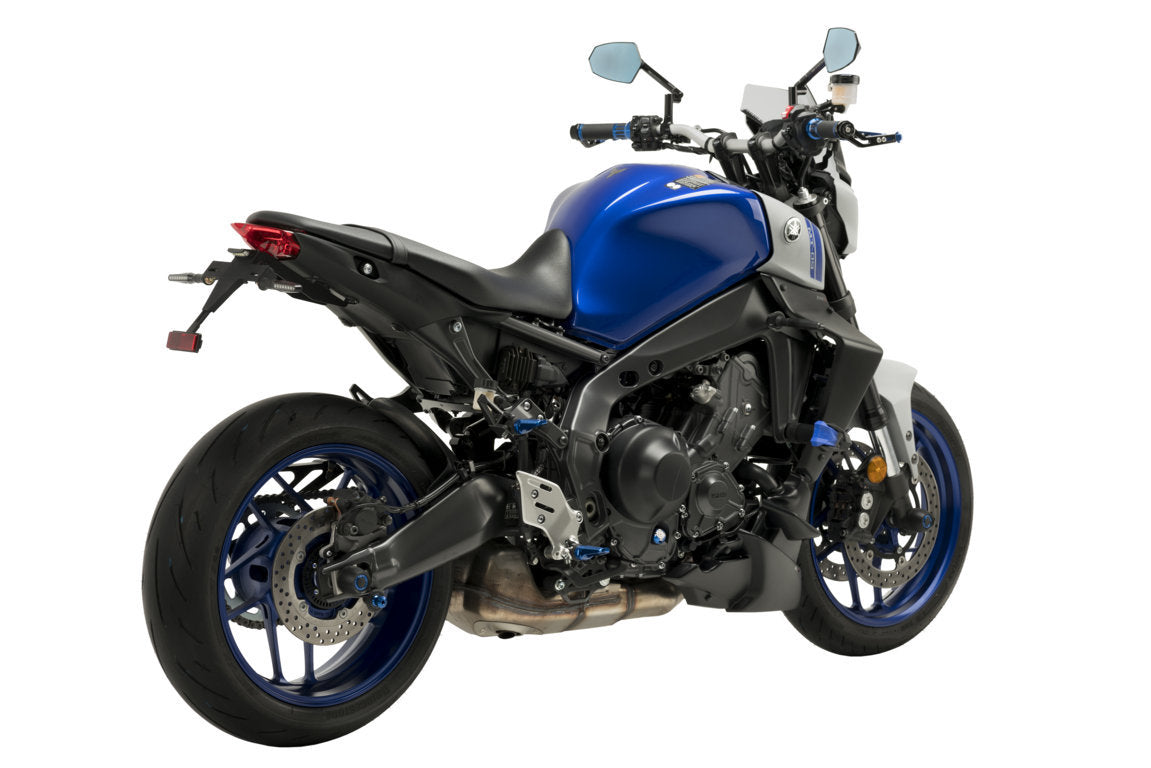 Puig Side Downforce Spoilers | Black | Yamaha MT-09 2021>2023-M20647N-Side Spoilers-Pyramid Motorcycle Accessories