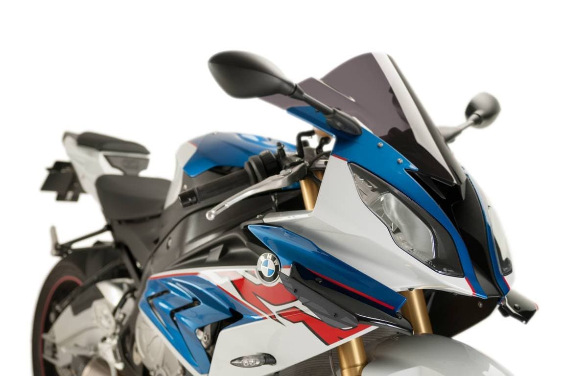 Puig Side Downforce Spoilers | Black/Black | BMW S 1000 RR 2015>2018-Side Spoilers-Pyramid Motorcycle Accessories