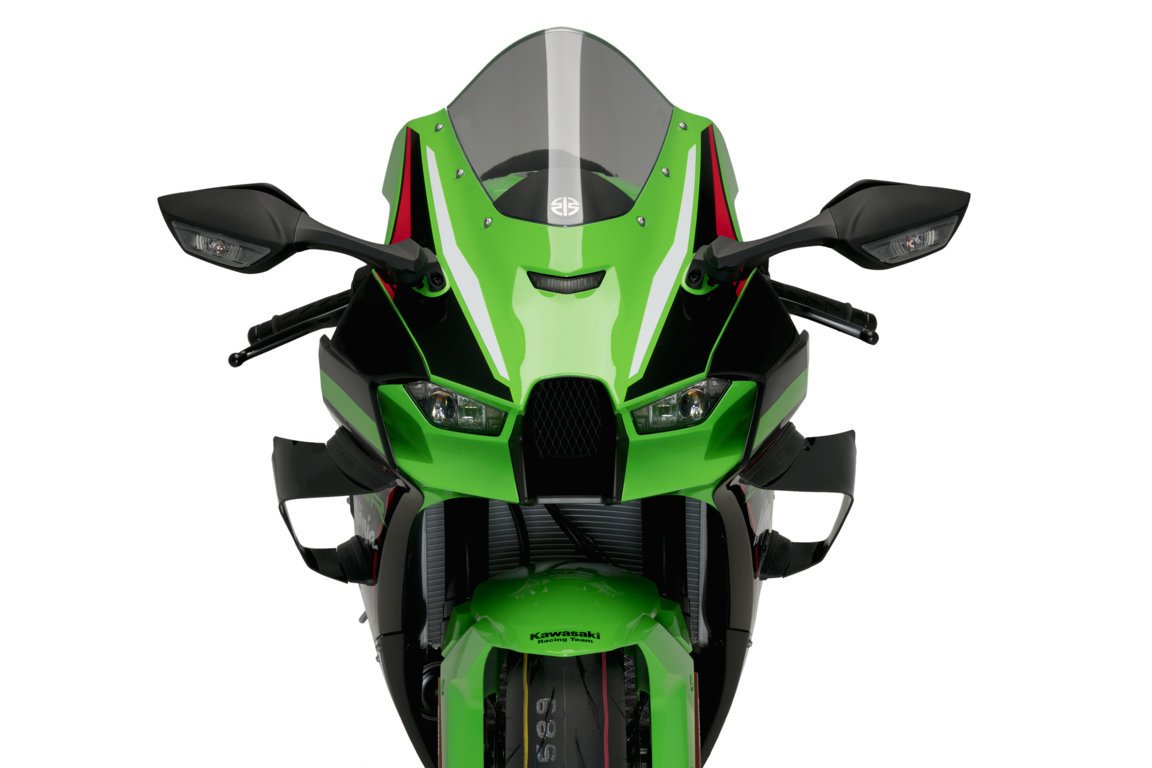 Puig Side Downforce Wings | Black | Kawasaki ZX10-R 2021>Current -  Shop name