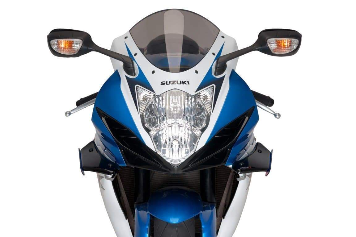 Puig Side Downforce Wings | Black/Red | Suzuki GSX-R750 2011>2016 -  Shop name