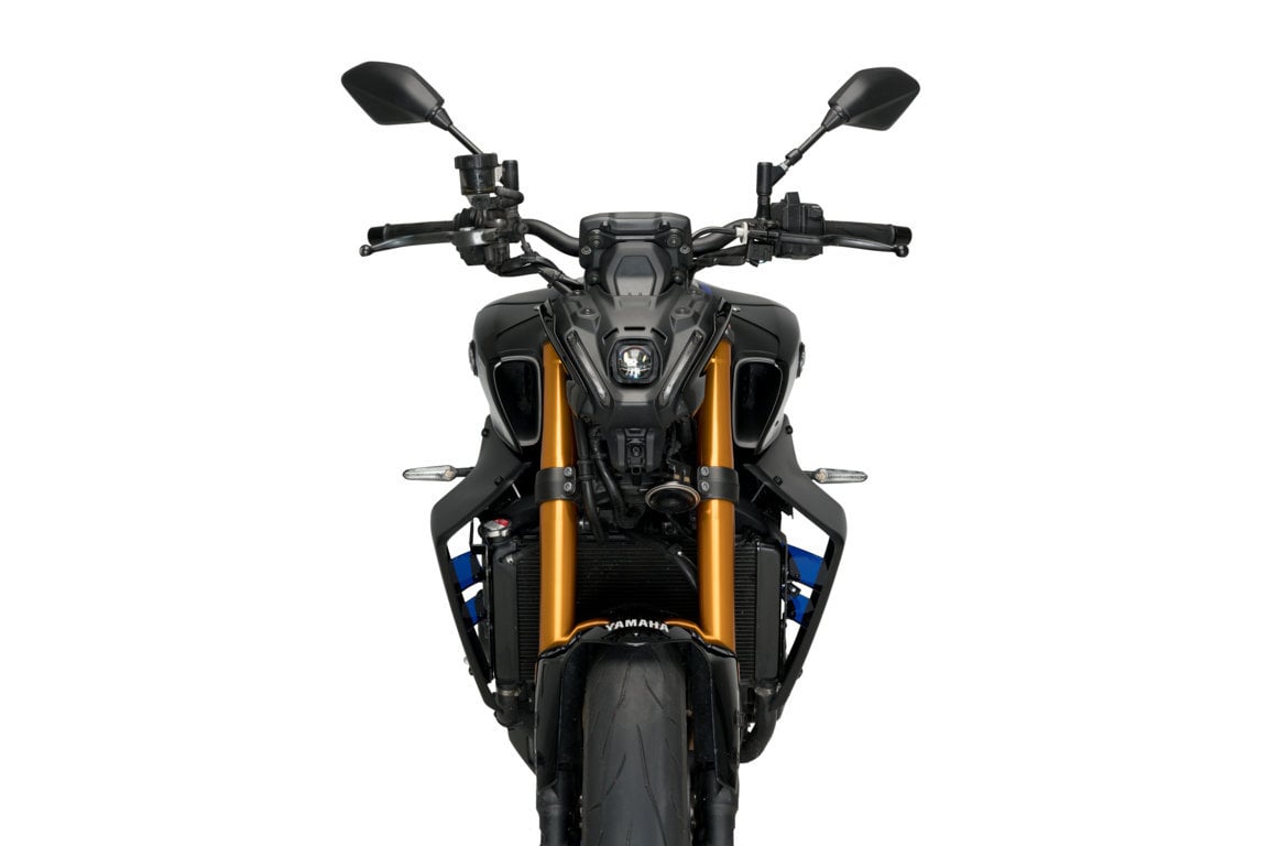 Puig Side Downforce Wings | Blue | Yamaha MT-09 SP 2021>2023 -   Pyramid Motorcycle Accessories