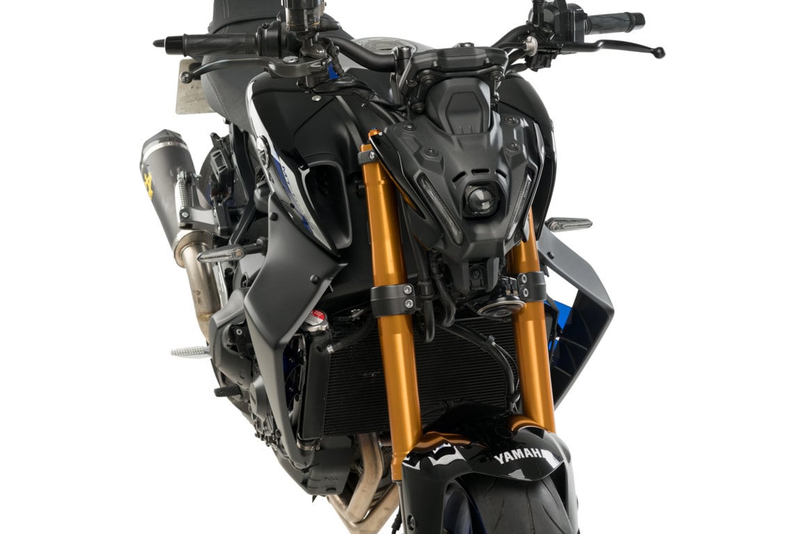 Puig Side Downforce Wings | Blue | Yamaha MT-09 SP 2021>2023 -   Pyramid Motorcycle Accessories