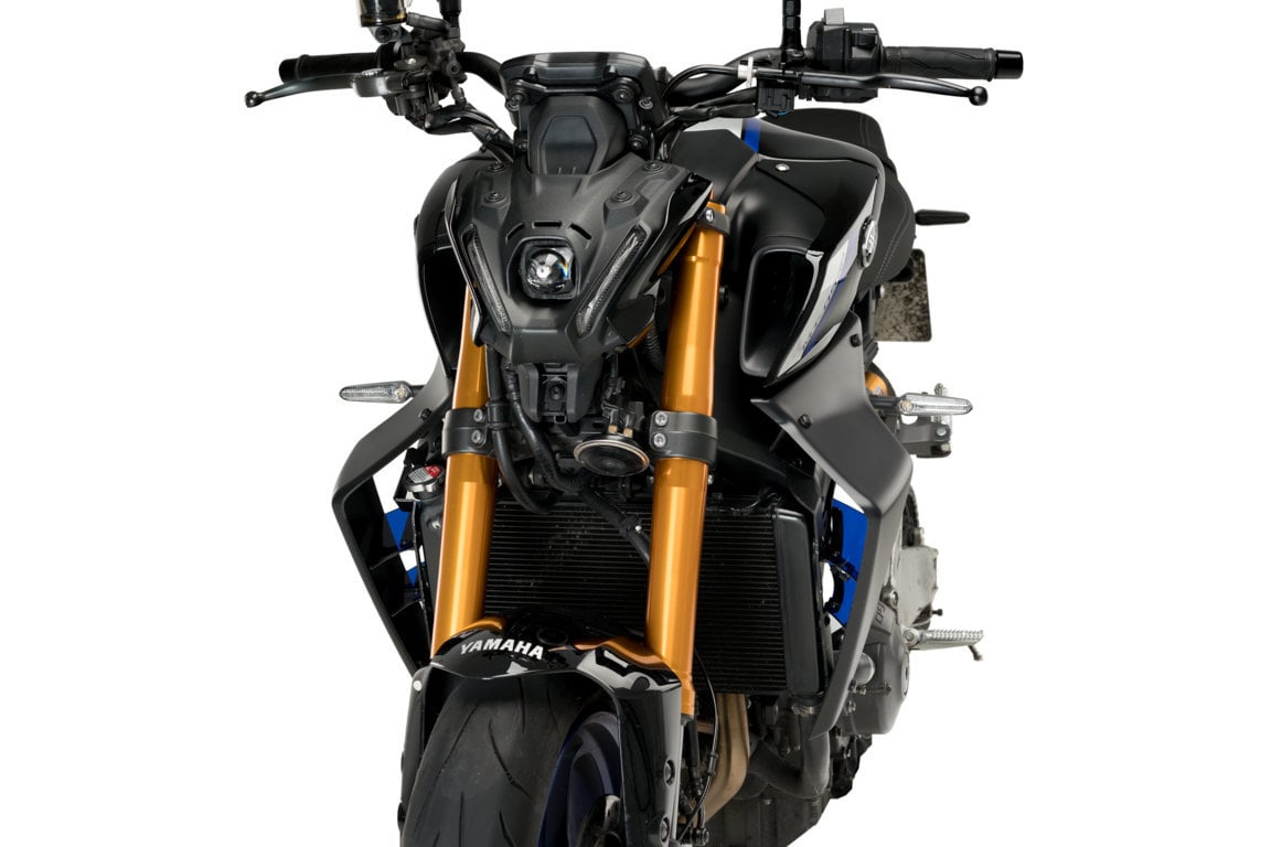 Puig Side Downforce Wings | Blue | Yamaha MT-09 SP 2021>2023 -   Pyramid Motorcycle Accessories