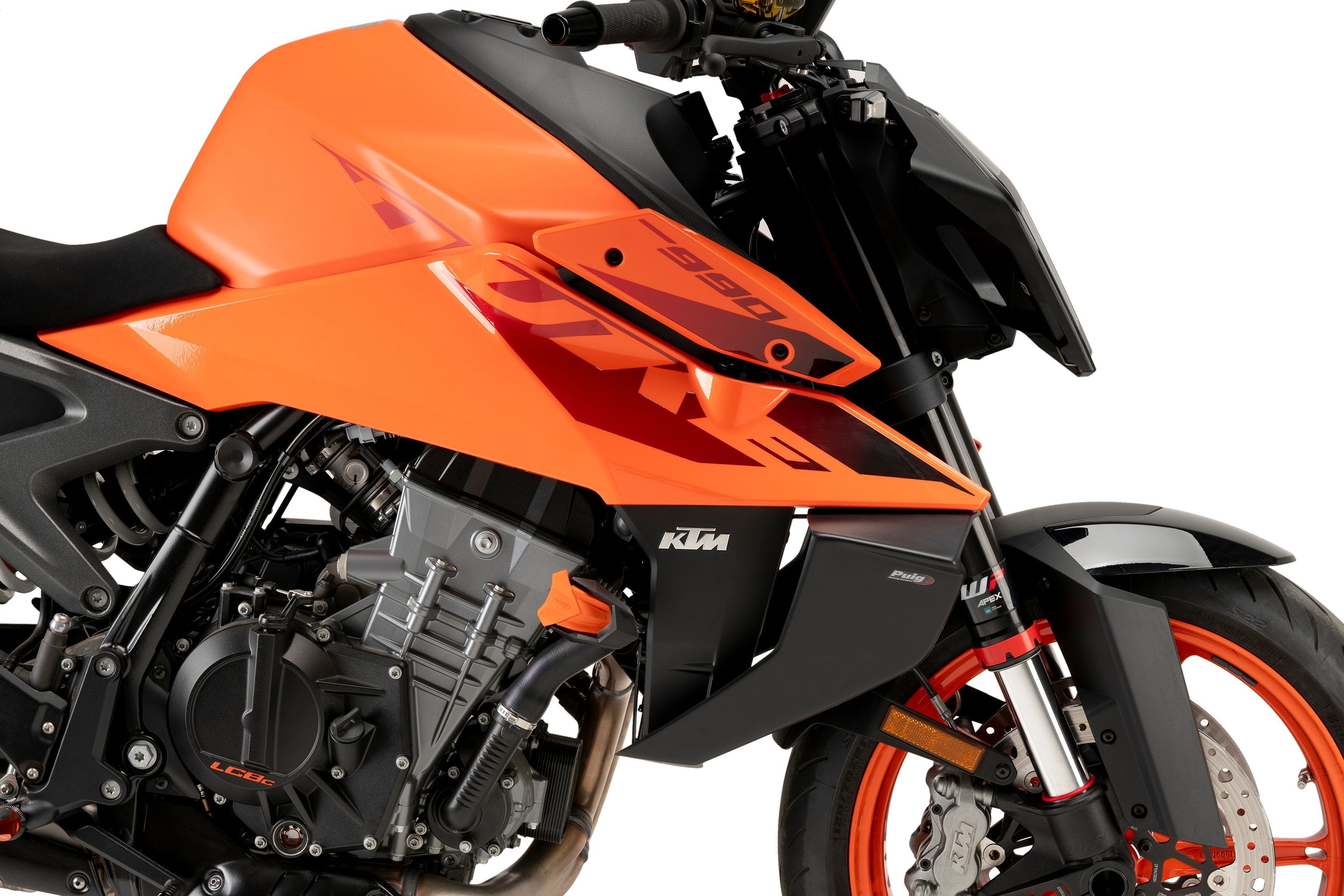 Puig Side Downforce Wings | Carbon Look | KTM 990 Duke/Duke R 2024>Current-Wings-Pyramid Motorcycle Accessories
