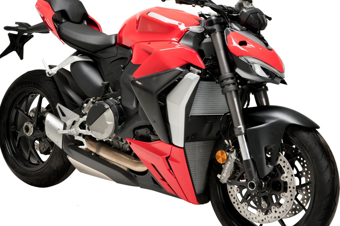 Puig Side Downforce Wings | Matte Black | Ducati Streetfighter V2 2022>Current -  Shop name