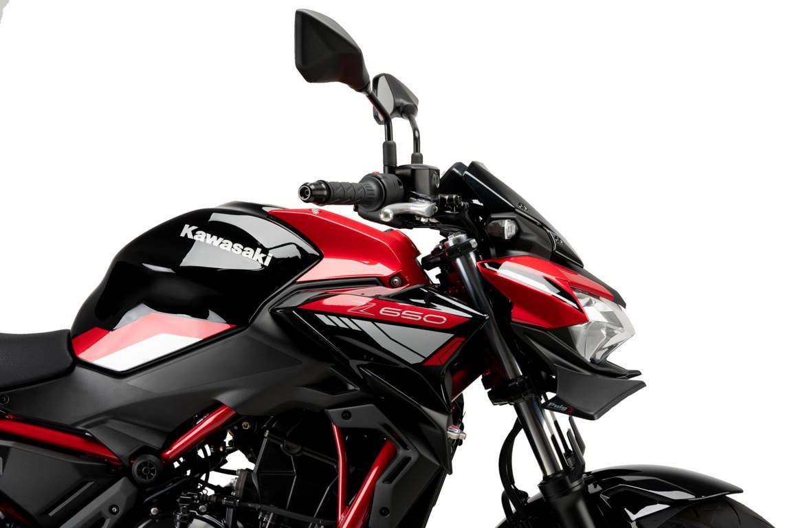 Puig Side Downforce Wings | Matte Black | Kawasaki Z650 2021>Current -  Shop name