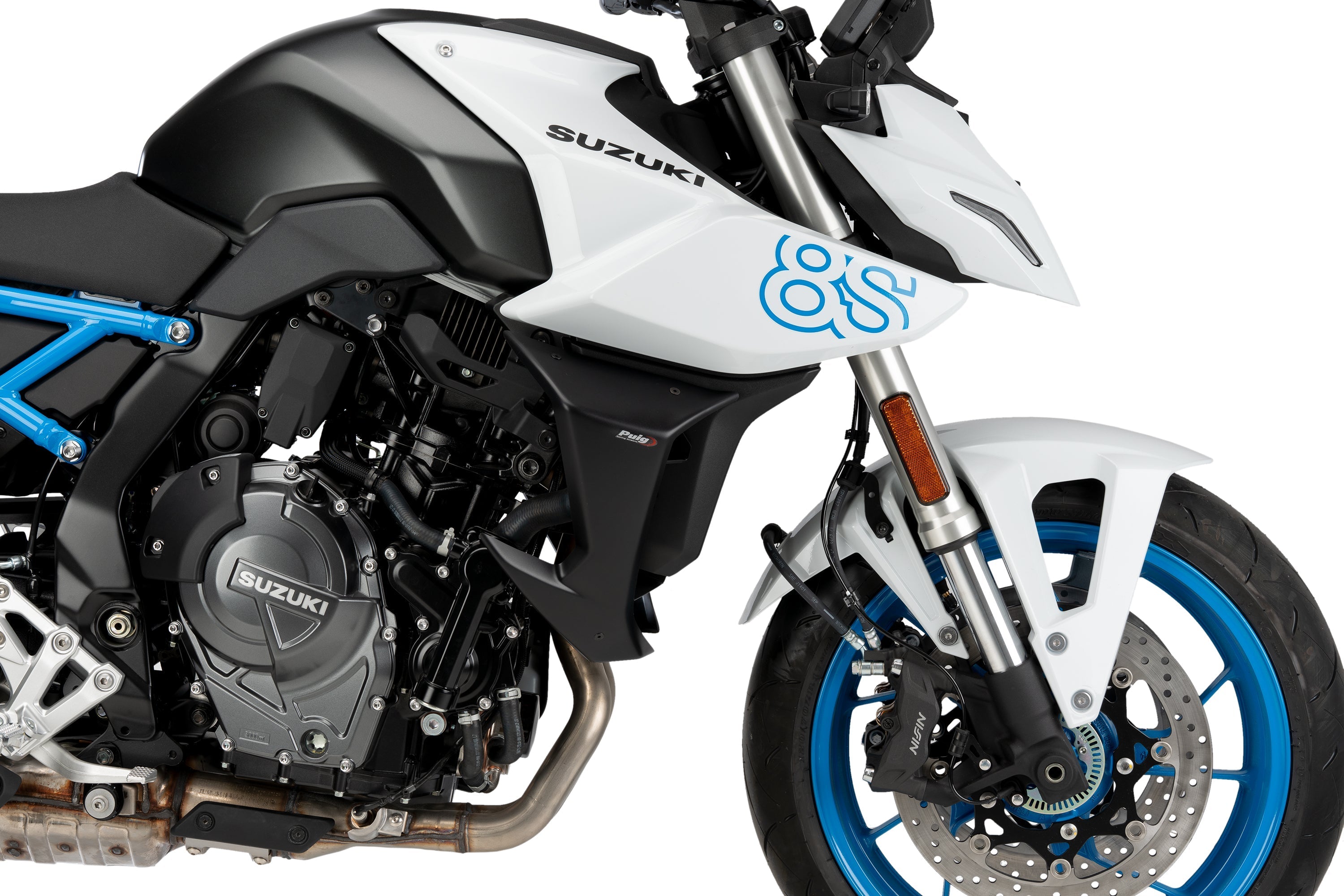 Puig Side Downforce Wings | Matte Black | Suzuki GSX-8S 2023