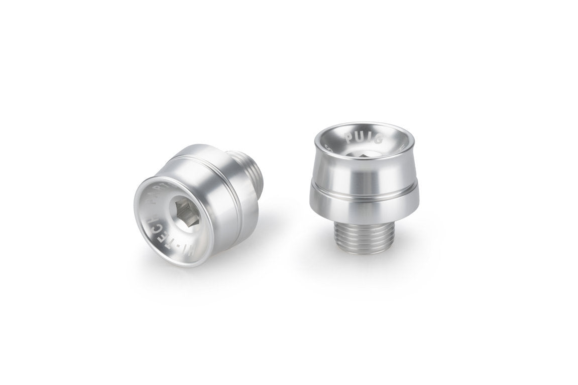 Puig Speed Bar Ends | Silver | Aprilia RSV4 Factory 2021>Current -  Shop name