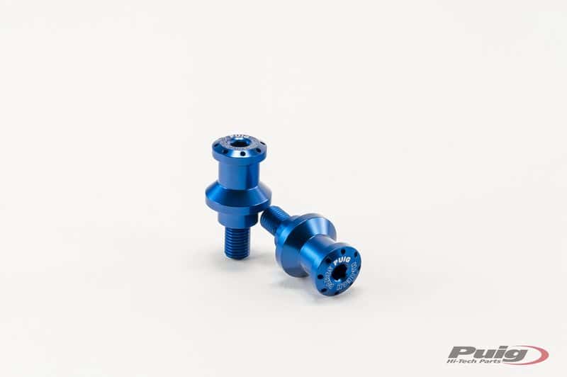 Puig Spool Sliders | Blue | Kawasaki ZRX 1200 R 1997>2006-Spool Sliders-Pyramid Motorcycle Accessories
