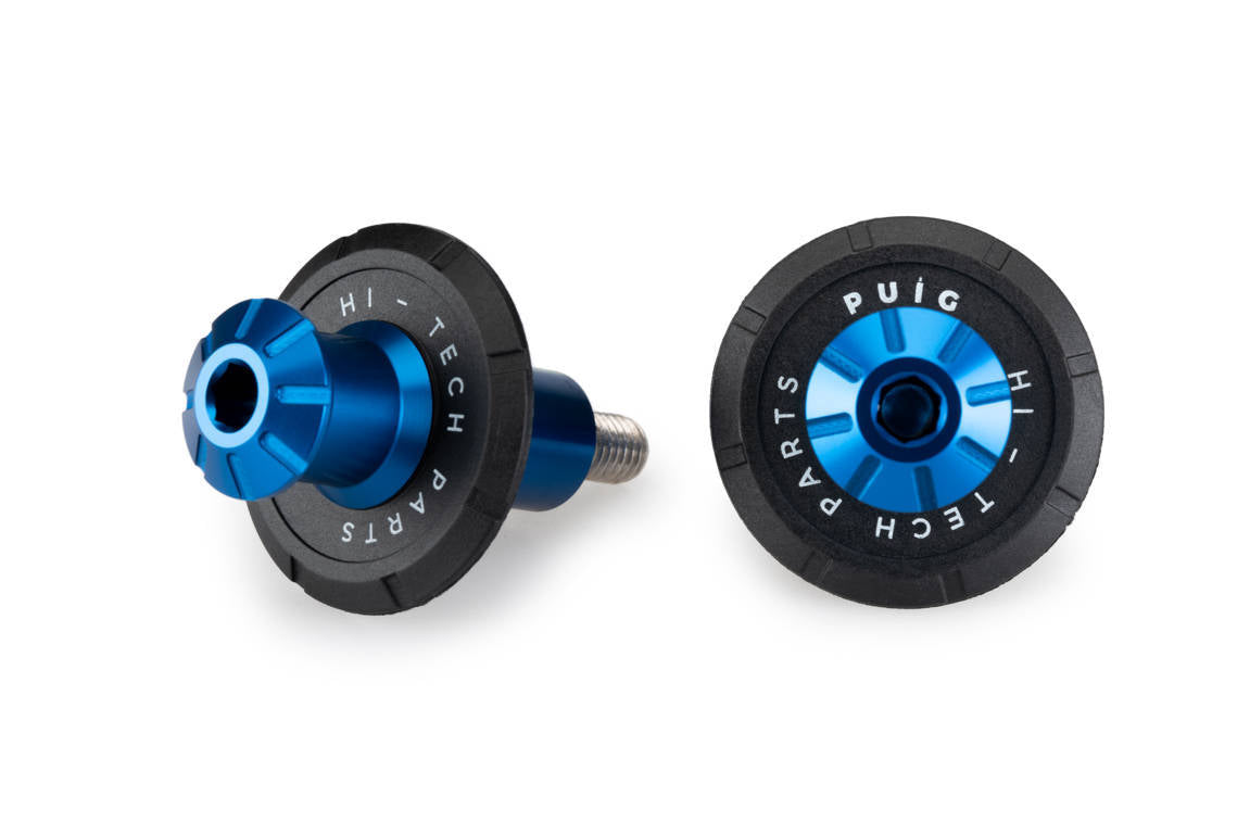 Puig Spool Sliders | Blue | Triumph Tiger 900/850 2020>Current-M21608A-Spool Sliders-Pyramid Motorcycle Accessories