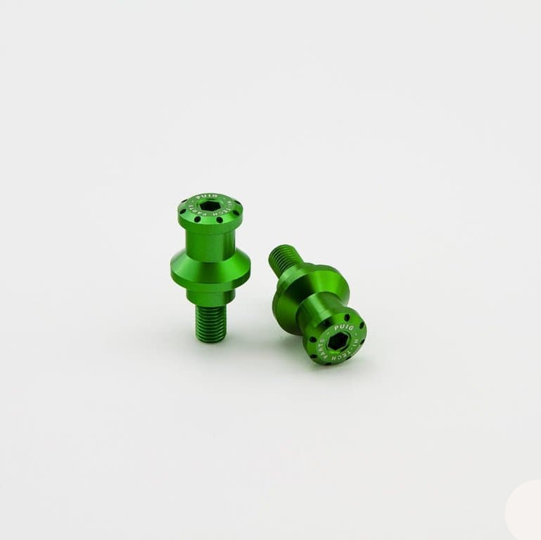 Puig Spool Sliders | Green | Kawasaki Ninja 125 2019>Current -  Shop name