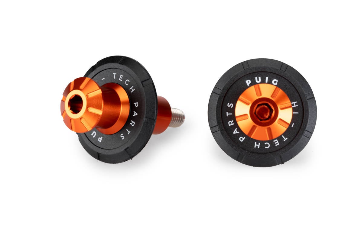 Puig Spool Sliders | Orange | Triumph Tiger 900/850 2020>Current-M21608T-Spool Sliders-Pyramid Motorcycle Accessories