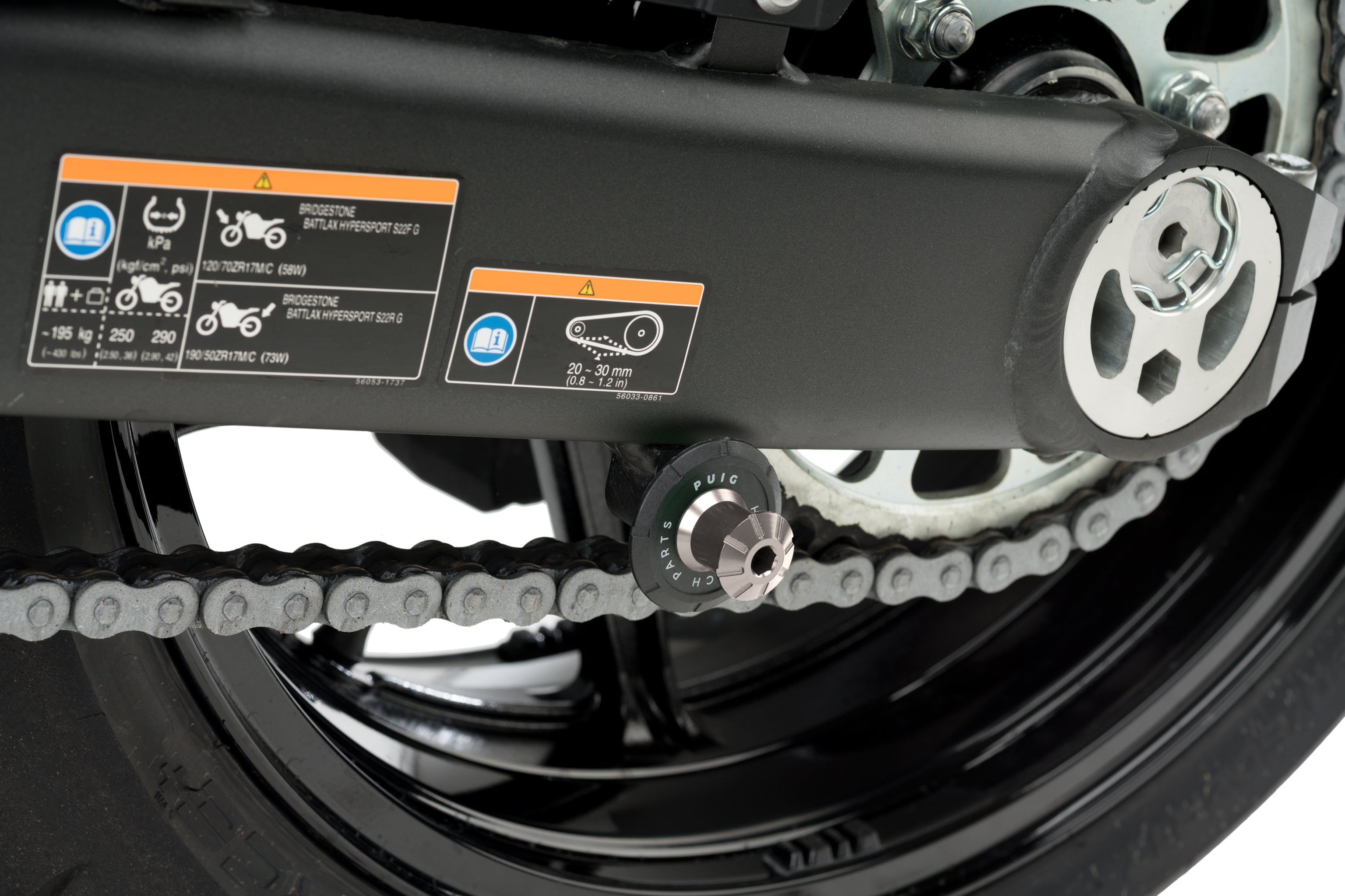 Puig Spool Sliders Pro-M9258P-Spool Sliders-Pyramid Motorcycle Accessories