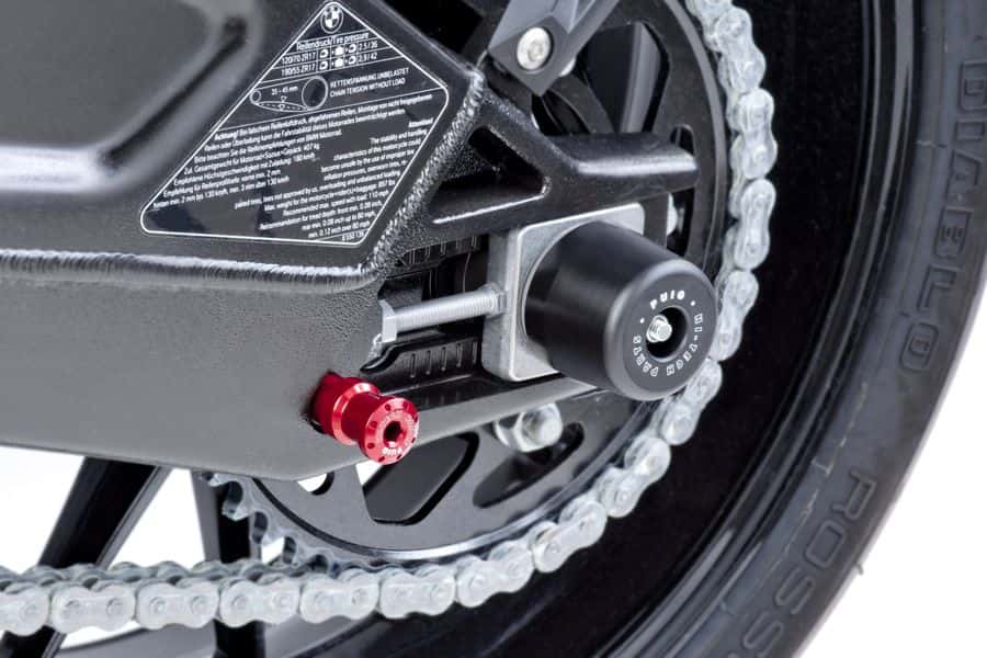Puig Spool Sliders | Red | BMW S1000 R 2014>Current-M5923R-Spool Sliders-Pyramid Motorcycle Accessories
