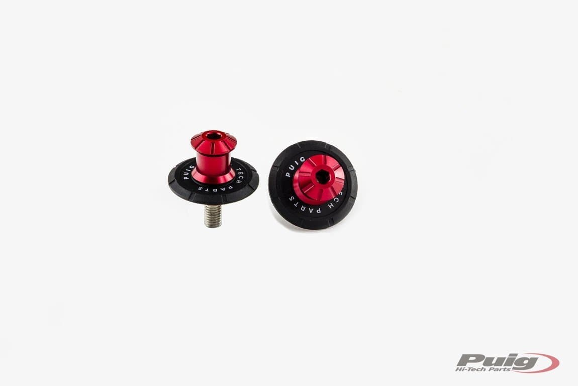 Puig Spool Sliders | Red | Suzuki V-Strom 1000 2014>Current-M9259R-Spool Sliders-Pyramid Motorcycle Accessories