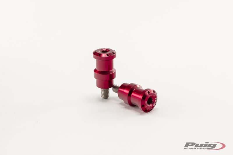 Puig Spool Sliders | Red | Triumph Tiger 1050 Sport 2013>Current-M5923R-Spool Sliders-Pyramid Motorcycle Accessories