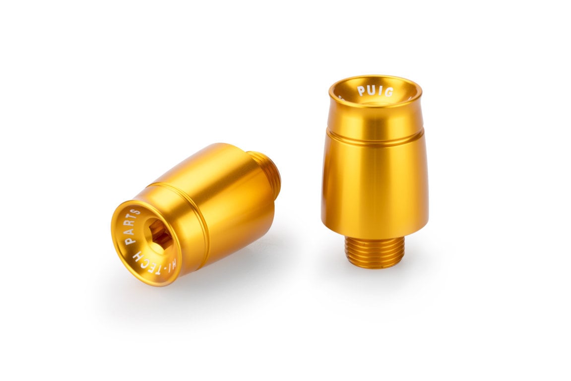 Puig Sport Bar Ends | Gold | Aprilia RSV4 Factory 2021>Current -  Shop name
