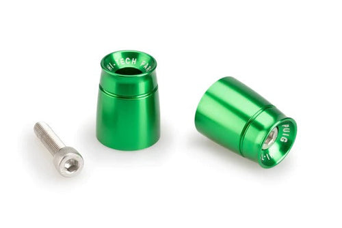 Puig Sport Bar Ends | Green | Benelli Leoncino 800/Trail 2022>Current-M21541V-Bar Ends-Pyramid Motorcycle Accessories
