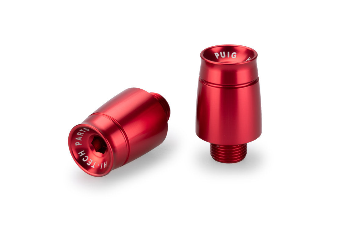 Puig Sport Bar Ends | Red | Aprilia RSV4 Factory 2021>Current -  Shop name