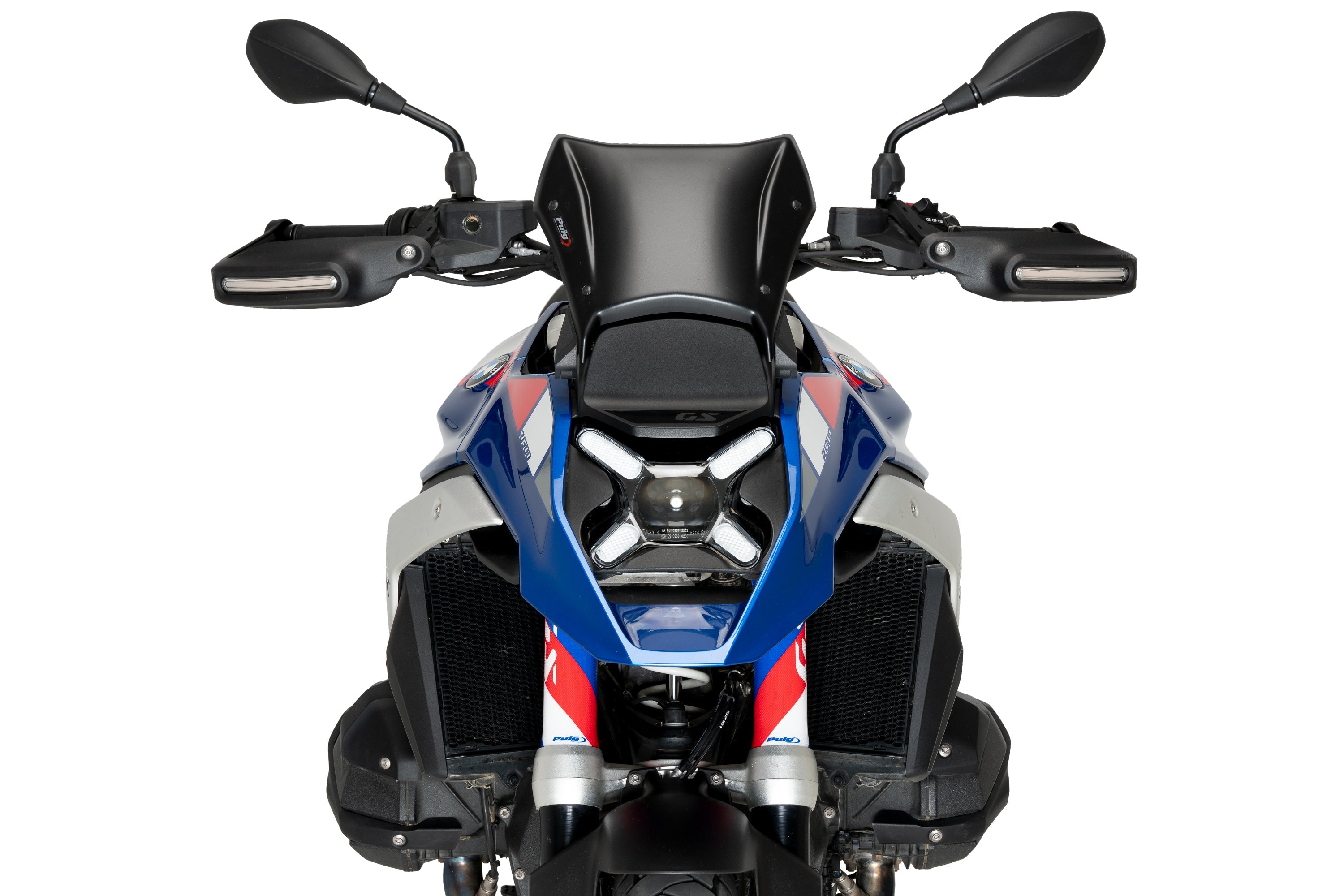 Puig Sport Plus Screen | Matte Black (Opaque) | BMW R 1300 GS with Radar 2023>Current-Screens-Pyramid Motorcycle Accessories