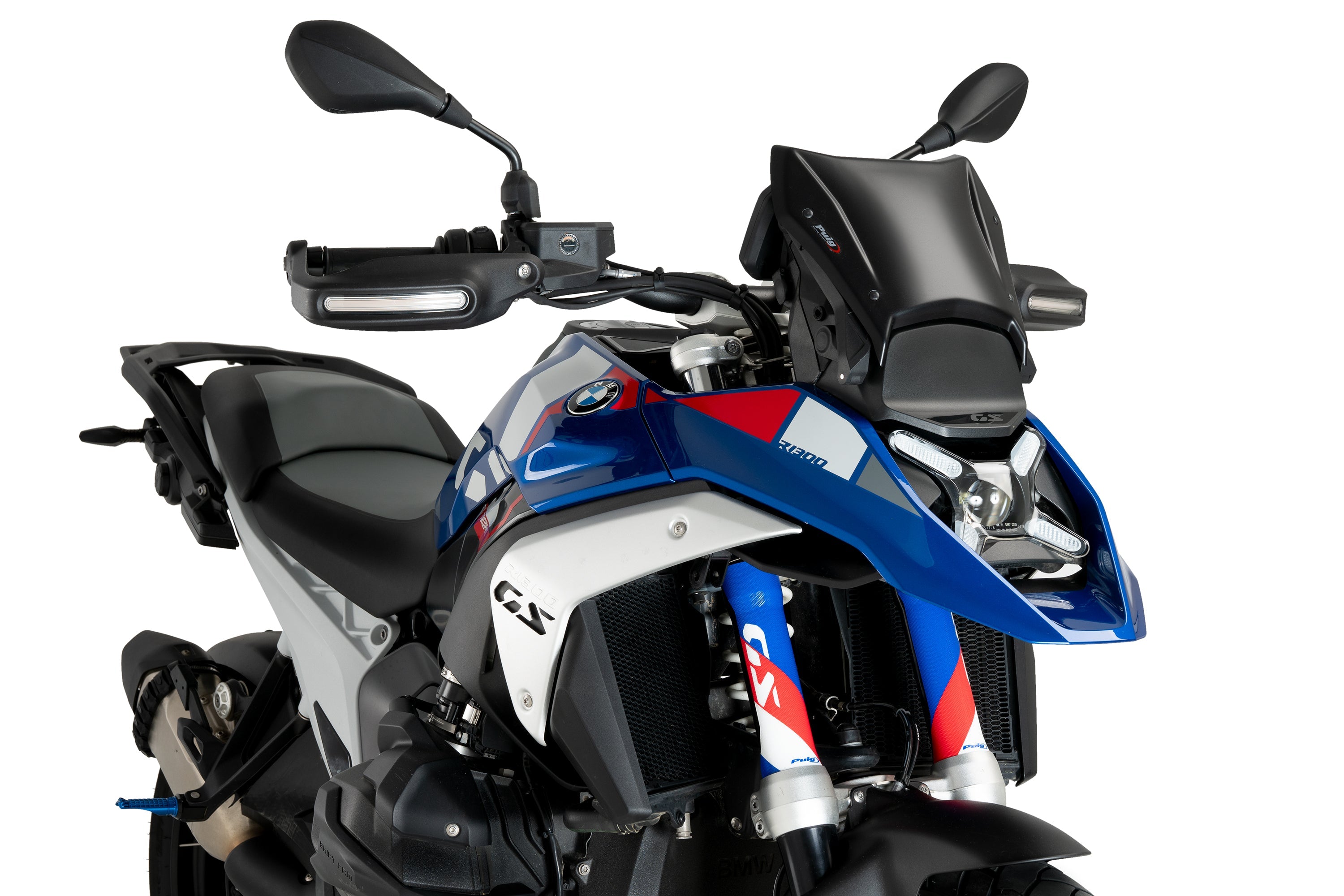 Puig Sport Plus Screen | Matte Black (Opaque) | BMW R 1300 GS with Radar 2023>Current-Screens-Pyramid Motorcycle Accessories