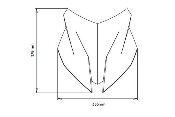 Puig Sport Screen | Black (Opaque) | BMW F 900 XR 2020>Current -  Shop name