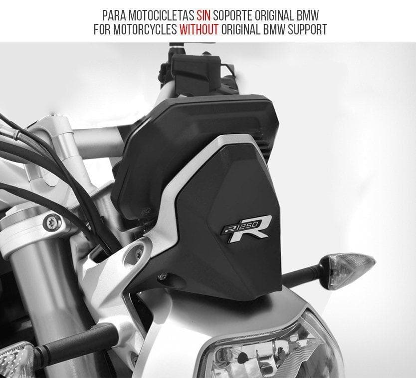 Puig Sport Screen | Black (Opaque) | BMW R1250 R 2019>2022 (Without BMW screen support)-M3624N-Screens-Pyramid Motorcycle Accessories