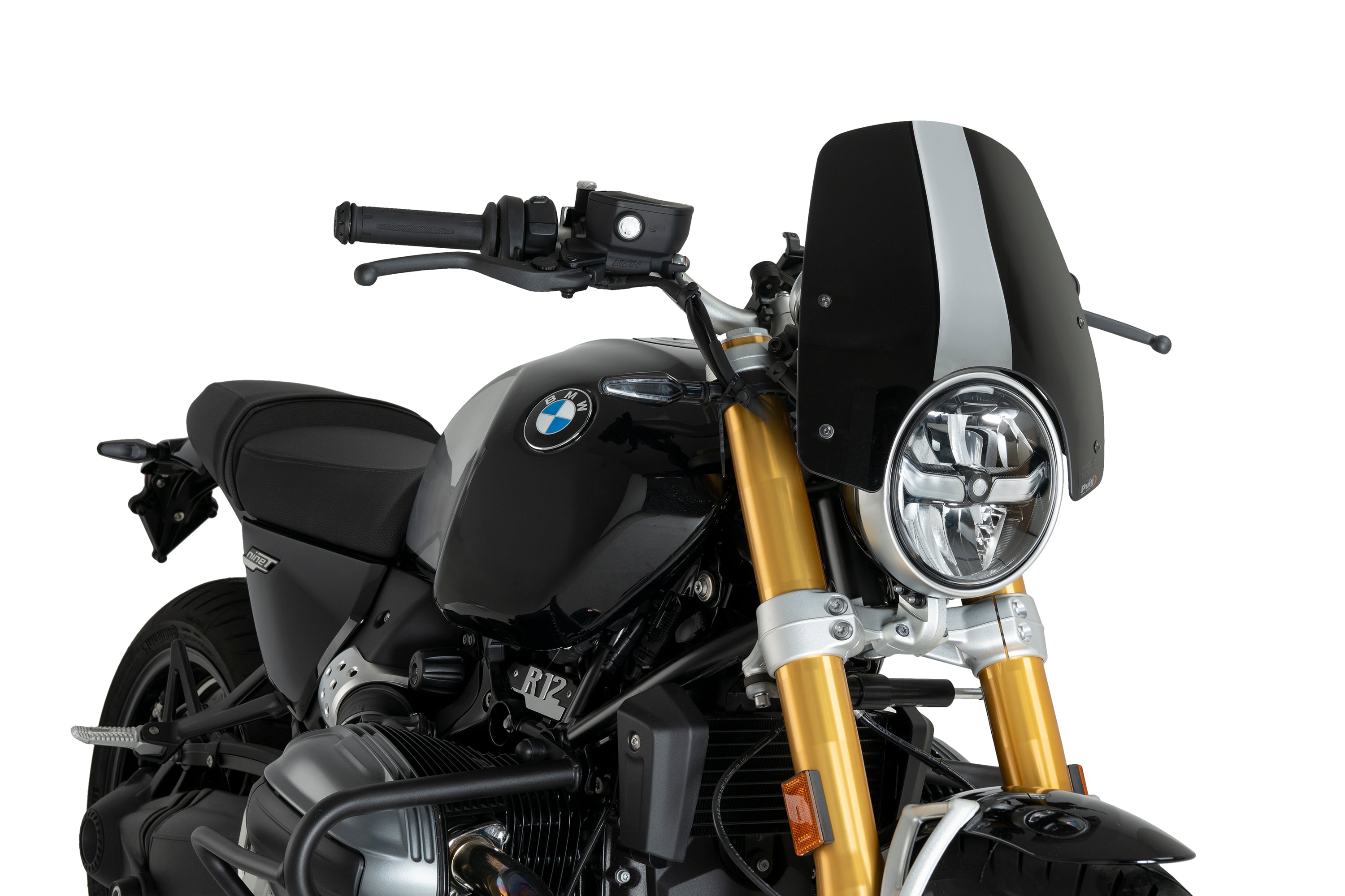 Puig Sport Screen | Black (Opaque) | BMW R12/R12 nineT 2024>Current -  Shop name