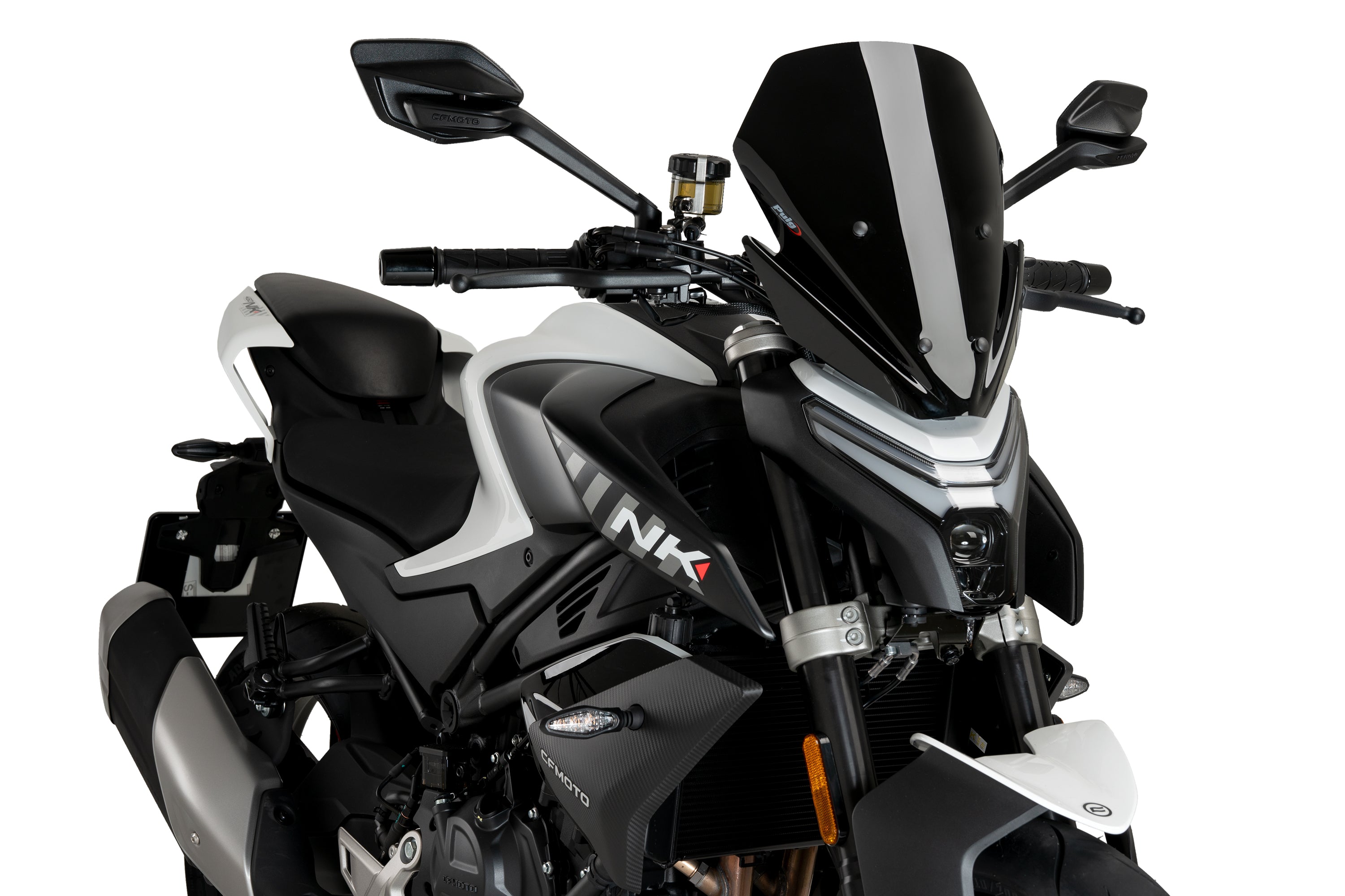 Puig Sport Screen | Black (Opaque) | CFMoto 450 NK 2023>Current -  Shop name