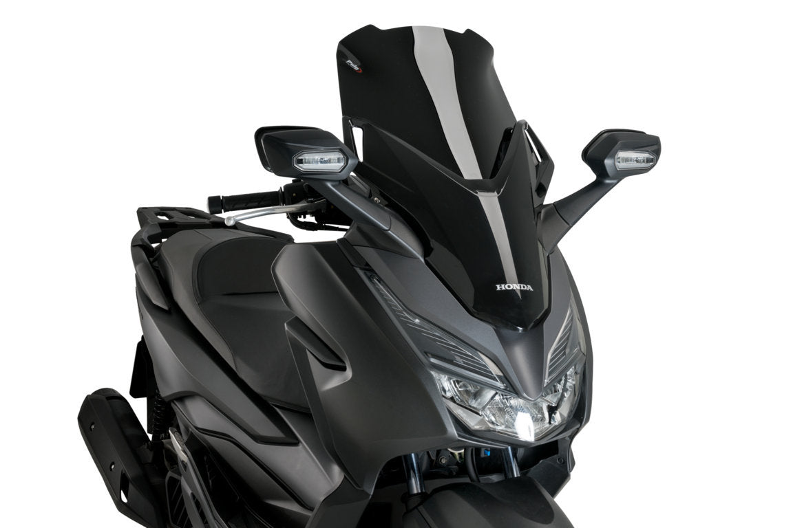 Puig Sport Screen | Black (Opaque) | Honda Forza 125/300 2018>2020 -  Shop name