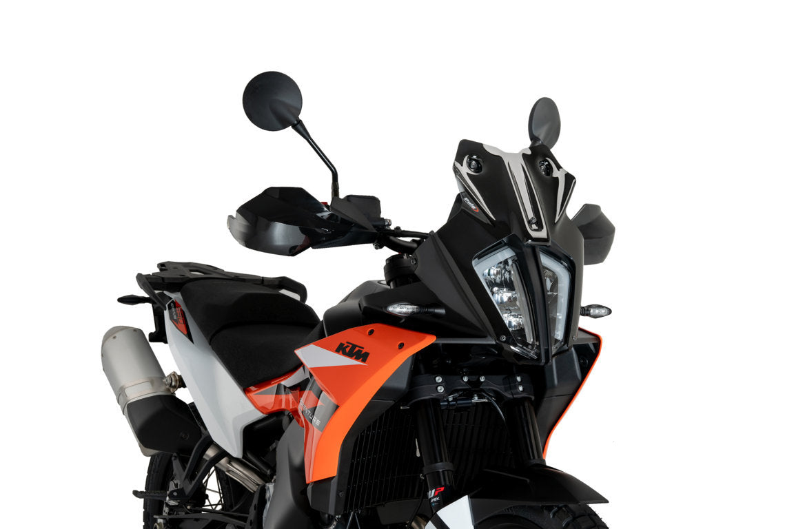 Puig Sport Screen | Black (Opaque) | KTM 790/890 Adventure 2023>Current-M21610N-Screens-Pyramid Motorcycle Accessories