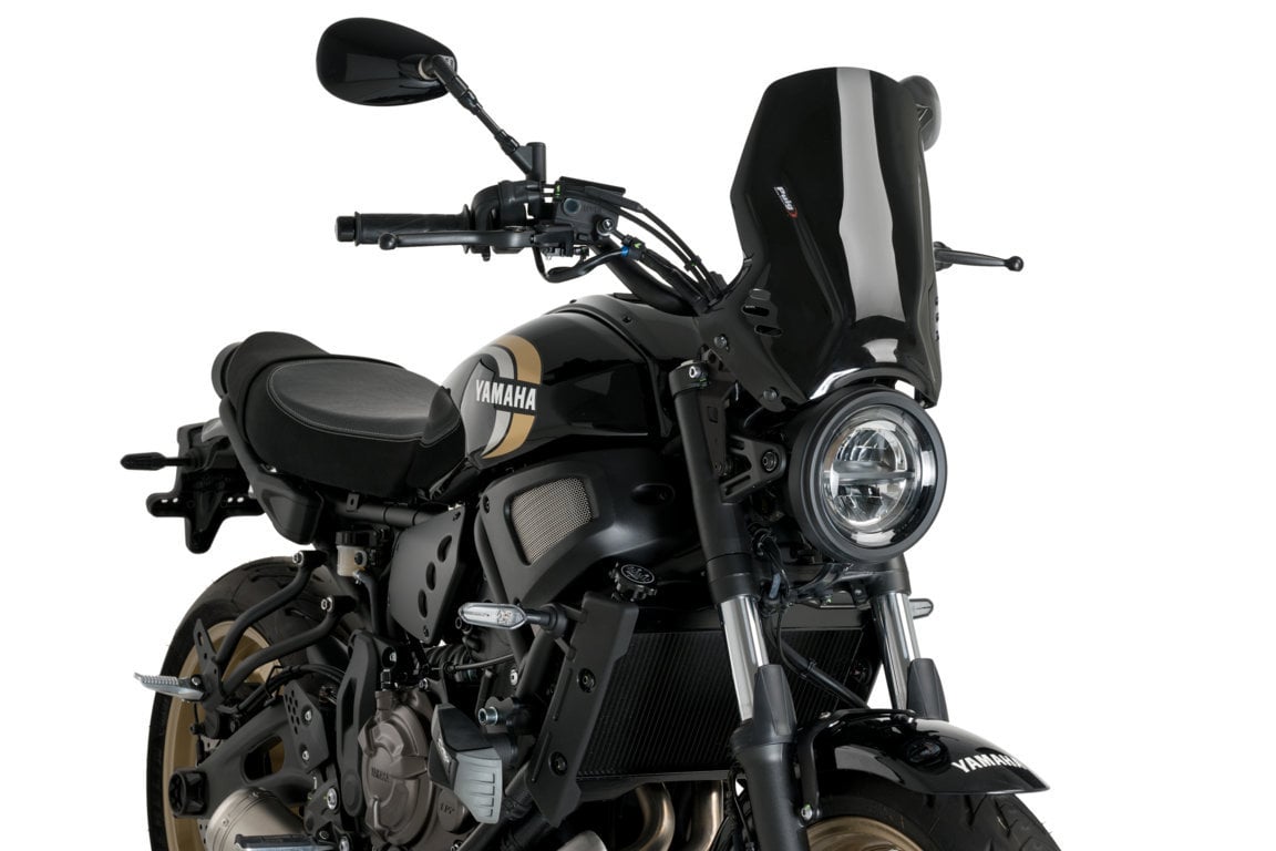 Puig Sport Screen | Black (Opaque) | Yamaha XSR700 2021>Current -  Shop name