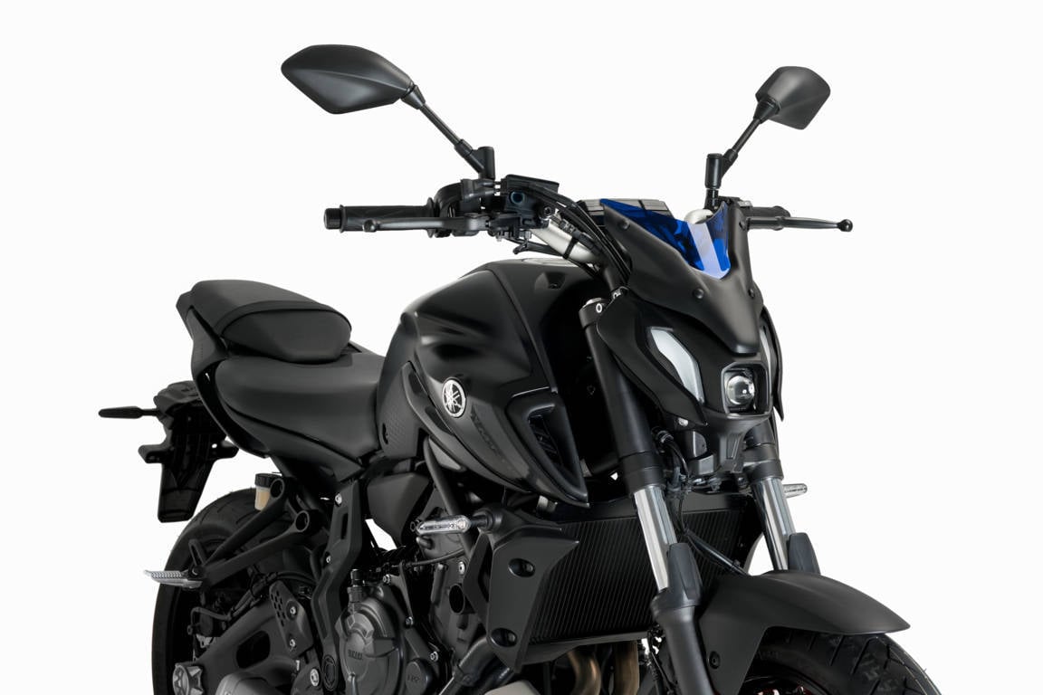 Puig Sport Screen | Blue | Yamaha MT-07 2021>Current-M20620A-Screens-Pyramid Motorcycle Accessories