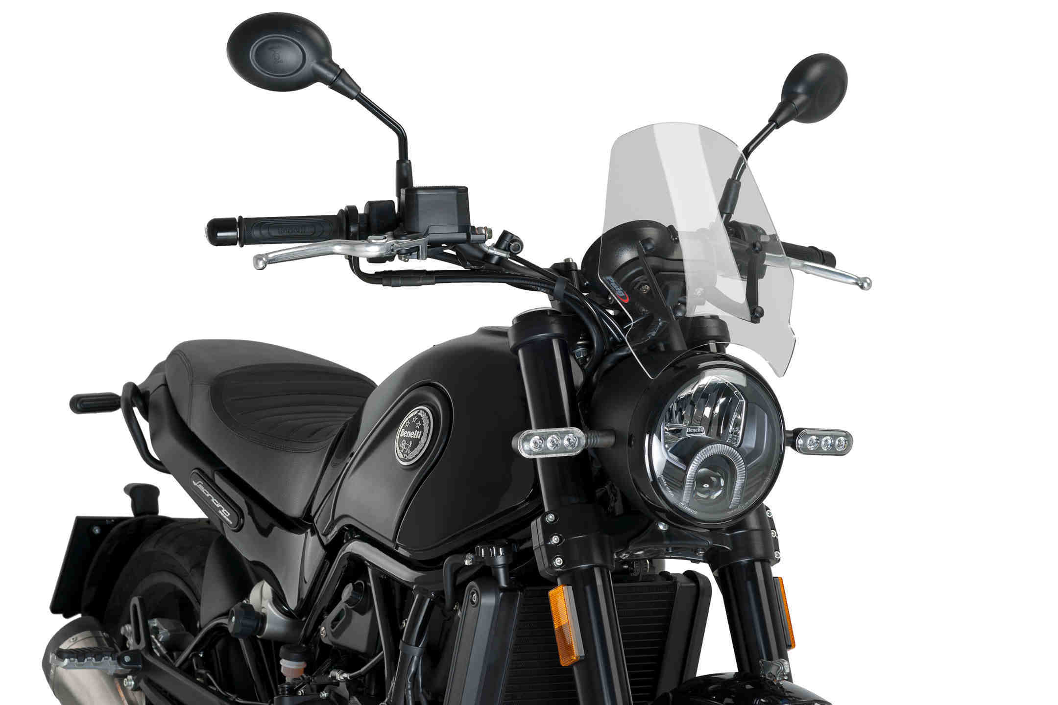 Puig Sport Screen | Clear | Benelli Leoncino 2016>Current-M9747W-Screens-Pyramid Motorcycle Accessories