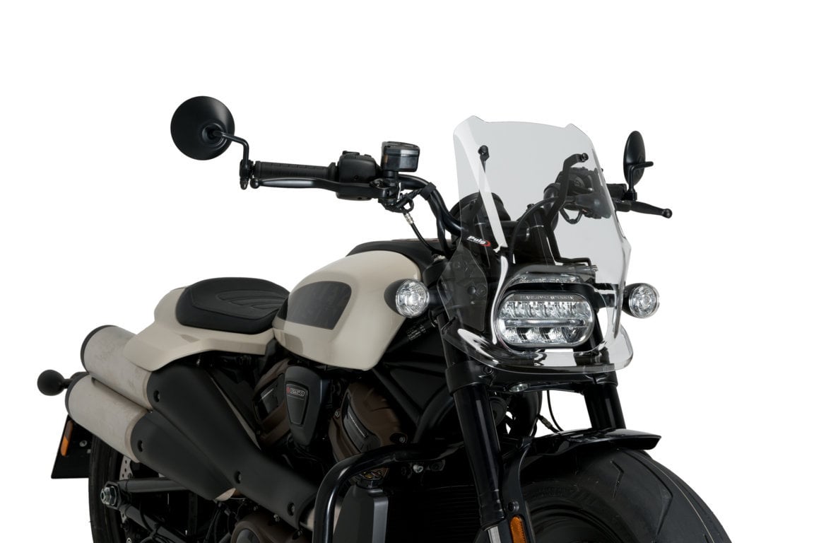Puig Sport Screen | Clear | Harley Davidson Sportster S (RH1250S) 2021>Current -  Shop name