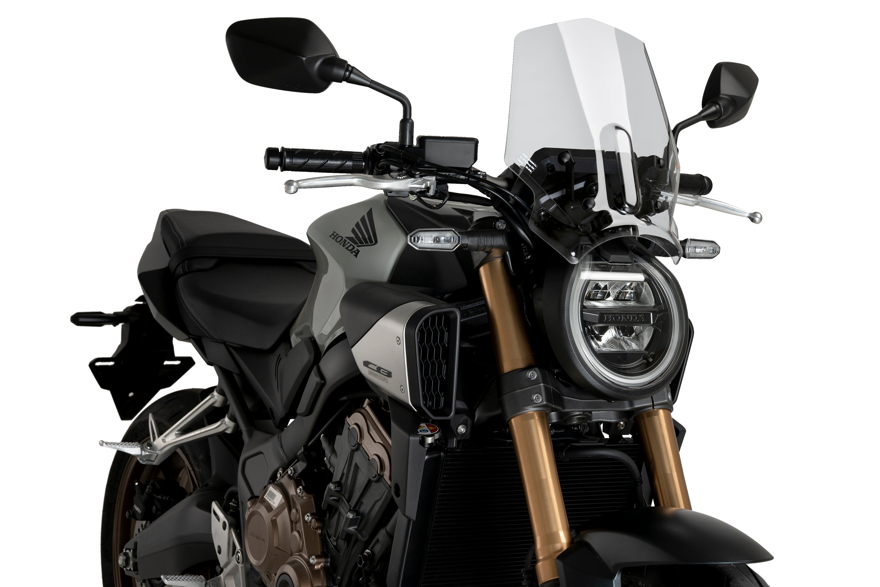 Puig Sport Screen | Clear | Honda CB 650 R 2024>Current -  Shop name